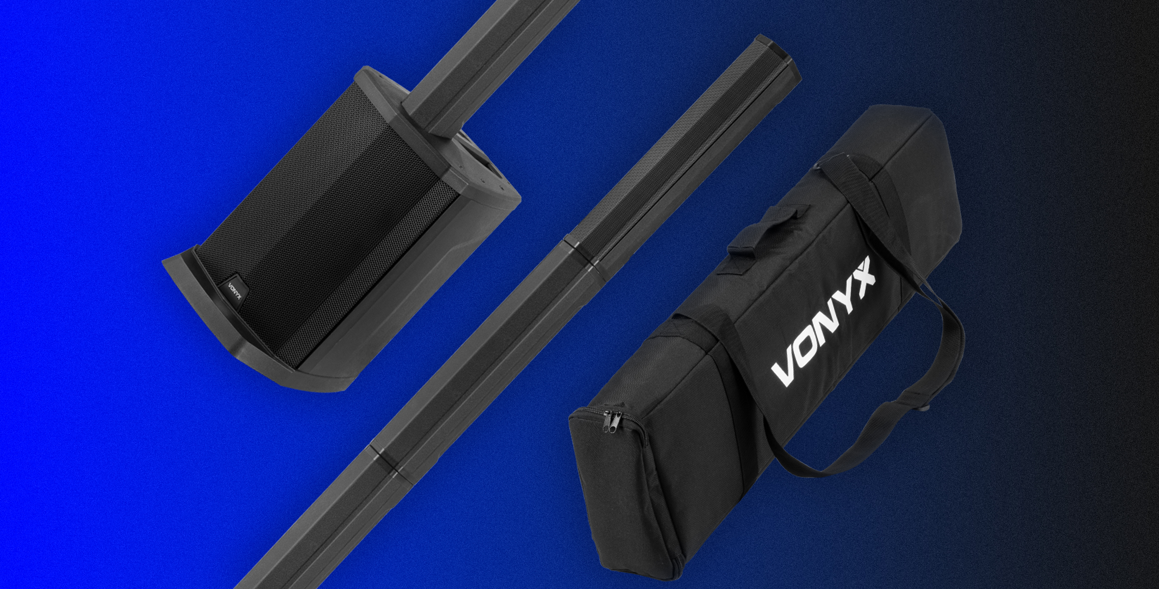 Vonyx Introduces the New VX808B battery column speaker system