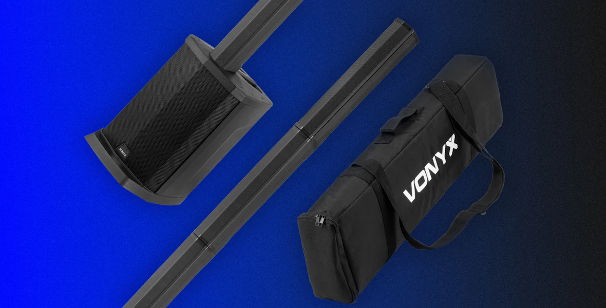 Vonyx Introduces the New VX808B battery column speaker system
