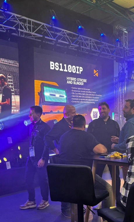 Brand new beamZ products presented at AV Music Show in Athens Greece
